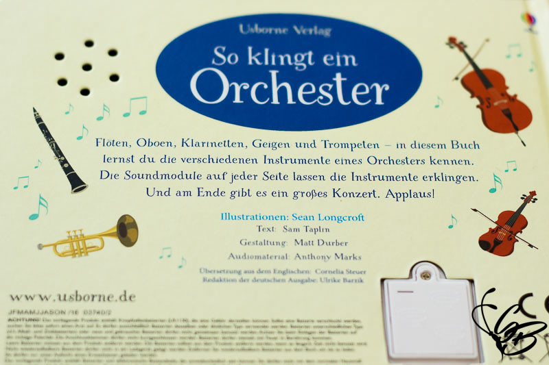 Usborne Verlag So klingt ein Orchester Tanja's Everyday Blog