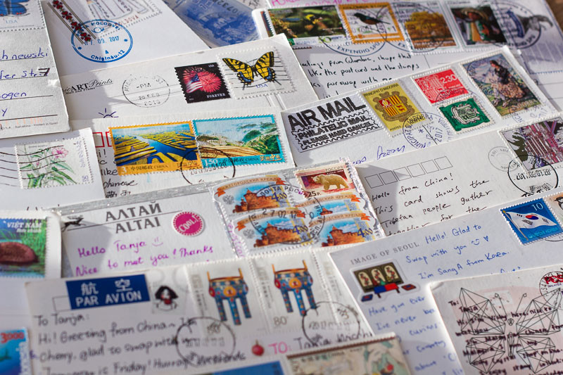 Postcrossing - verbindet Menschen auf der ganzen Welt - Tanja's Everyday Blog