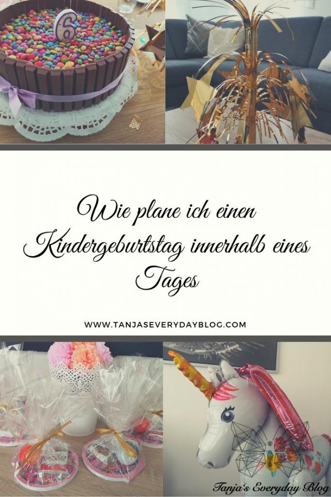 Wie ich einen Kindergeburtstag innerhalb eines Tages plante - Tanja's Everyday Blog